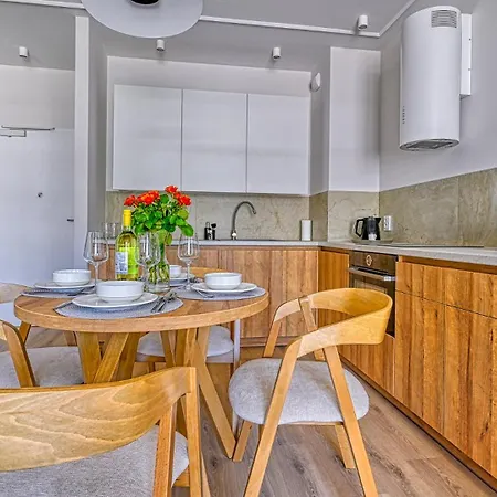 公寓 D202 Boho Z Basenem, Sauna, Jacuzzi, Przy Samej Plazy - 5d *