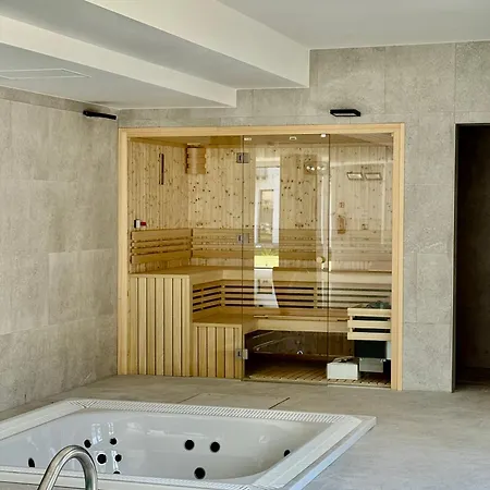 公寓 D202 Boho Z Basenem, Sauna, Jacuzzi, Przy Samej Plazy - 5d *