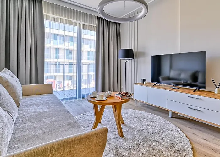 D202 Boho Z Basenem, Sauna, Jacuzzi, Przy Samej Plazy - 5d Апартаменты