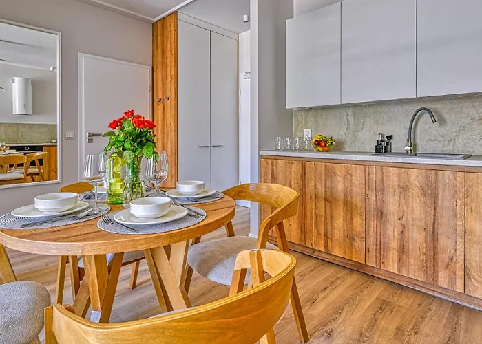 D202 Boho Z Basenem, Sauna, Jacuzzi, Przy Samej Plazy - 5d Апартаменты