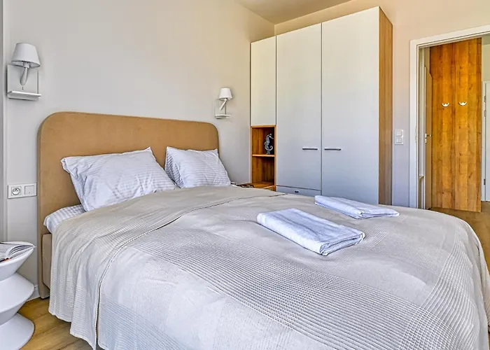 D202 Boho Z Basenem, Sauna, Jacuzzi, Przy Samej Plazy - 5d Апартаменты *