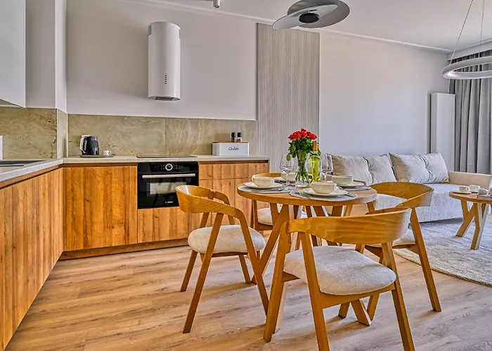 D202 Boho Z Basenem, Sauna, Jacuzzi, Przy Samej Plazy - 5d Апартаменты Нехоже